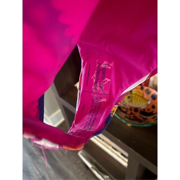 NWT Trina Turk Sevilla Ruffle Off Shoulder Pink Multicolor Swimsuit Size 6 - Picture 10 of 10